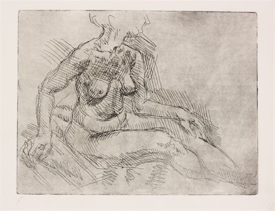 Nude; etching, 15 x 19 cm, 2006