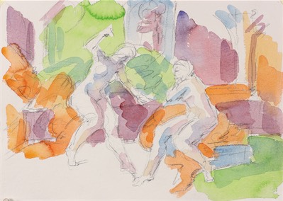 untitled; watercolor, 30 x 42 cm, 2014