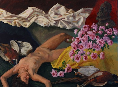 Semele & Rudolf II; oil on canvas, 135 x 180 cm, 2008