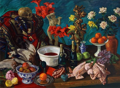 Bowl with Red Liquid; oil on canvas, 110x150cm, 2004
